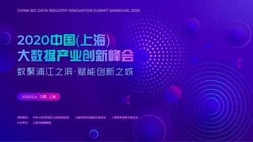 2020中国上海大数据产业创新峰会 引领大数据服务新浪潮